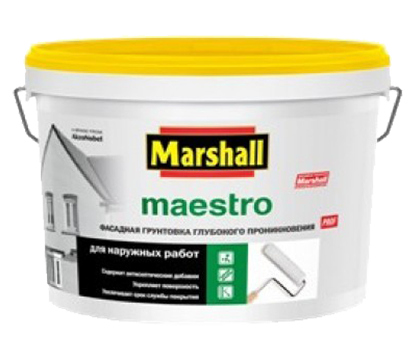 Marshall Maestro / Маршал Маэстро грунт глубокопроникающий фасадный