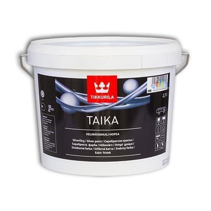 Tikkurila Тайка HM перламутровое серебро/КM перламутровое золото