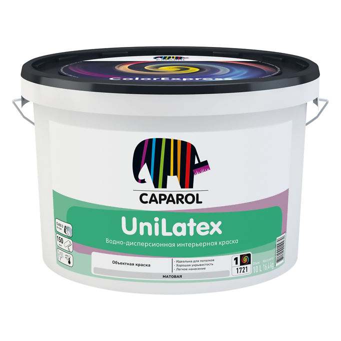 Caparol UniLatex для поверхностей с высокой эксплутационной нагрузкой